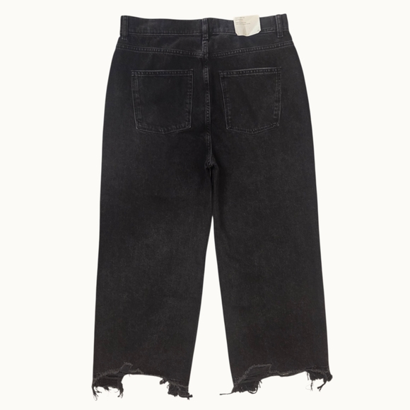 NWT DL1961 Hepburn Wide Leg High Rise Ankle Jeans | Sustainable Luxury Denim - Picture 5 of 9